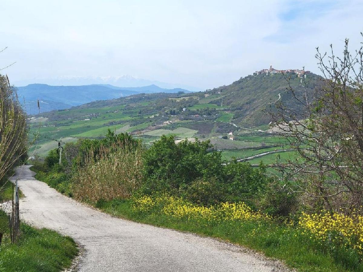Ancient Stone 'Casa Rosa'- Sea And Mountain View Tranquil Borgo Villa Tavenna Buitenkant foto